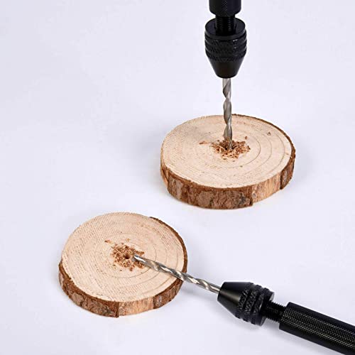 Image of YADAV 20 Pcs Mini Micro Twist Drill Bits 0.5Mm-3Mm W /Aluminum Hand Drill Keyless Chuc