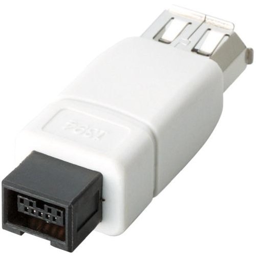 Amazon.co.jp: エレコム FireWire変換アダプタ FireWire 800 9ピン 