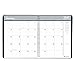 HOUSE OF DOOLITTLE Recycled 24-Month Ruled Monthly Planner, 8 1/2 x 11, Black, 2018-2019 (262002)