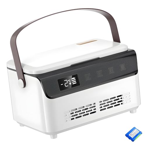 Glacière portable avec contrôle de température LCD 0-18°C pour voiture