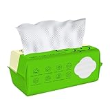 NEOCOTTON Extra Thick Disposable Face Towel, 100% Pure Cotton Face Towelettes Disposable, Ultra Soft Face Cloths for Sensitive Skin, Makeup Remover Dry Wipes, Facial Towels for Skincare, 70 Count