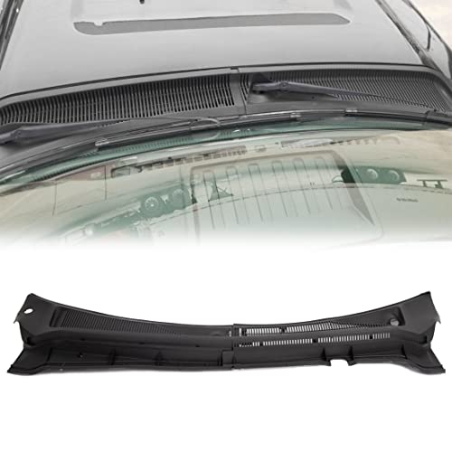ECOTRIC Windshield Wiper Cowl Vent Grille Cover Panels Kit Compatible with 2011-2016 F250 F350 F450 F550 Black Both Driver and Passenger Side