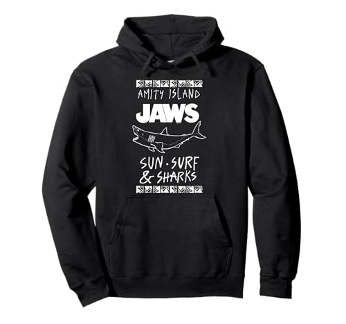 Jaws Amity Island Sun Surf & Sharks Sweat à Capuche