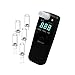iBACheck Breathalyzer with 10 Memories and LED Display, Visible at Night. Long Battery Life and Last 350 Test with Alkaline Batteries (Black 1)