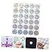 DIYEAH 30Pcs Scratch Off Stickers for DIY Games Fun Interactive Surprise Decals Easy to Scratch Off for Parties Prizes Safe for All Ages