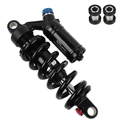 LvTu Mountain Downhill Bike Rear Shock Absorber 190/200/210/220/240mm, DH Air Hydraulic Coil Rear Spring 550lbs Shock (Size : 190mm/7.48 inch)