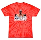 TIE-DYE Josh Hokit MMA KO TKO USA Shirt T-Shirt Adult Large Red