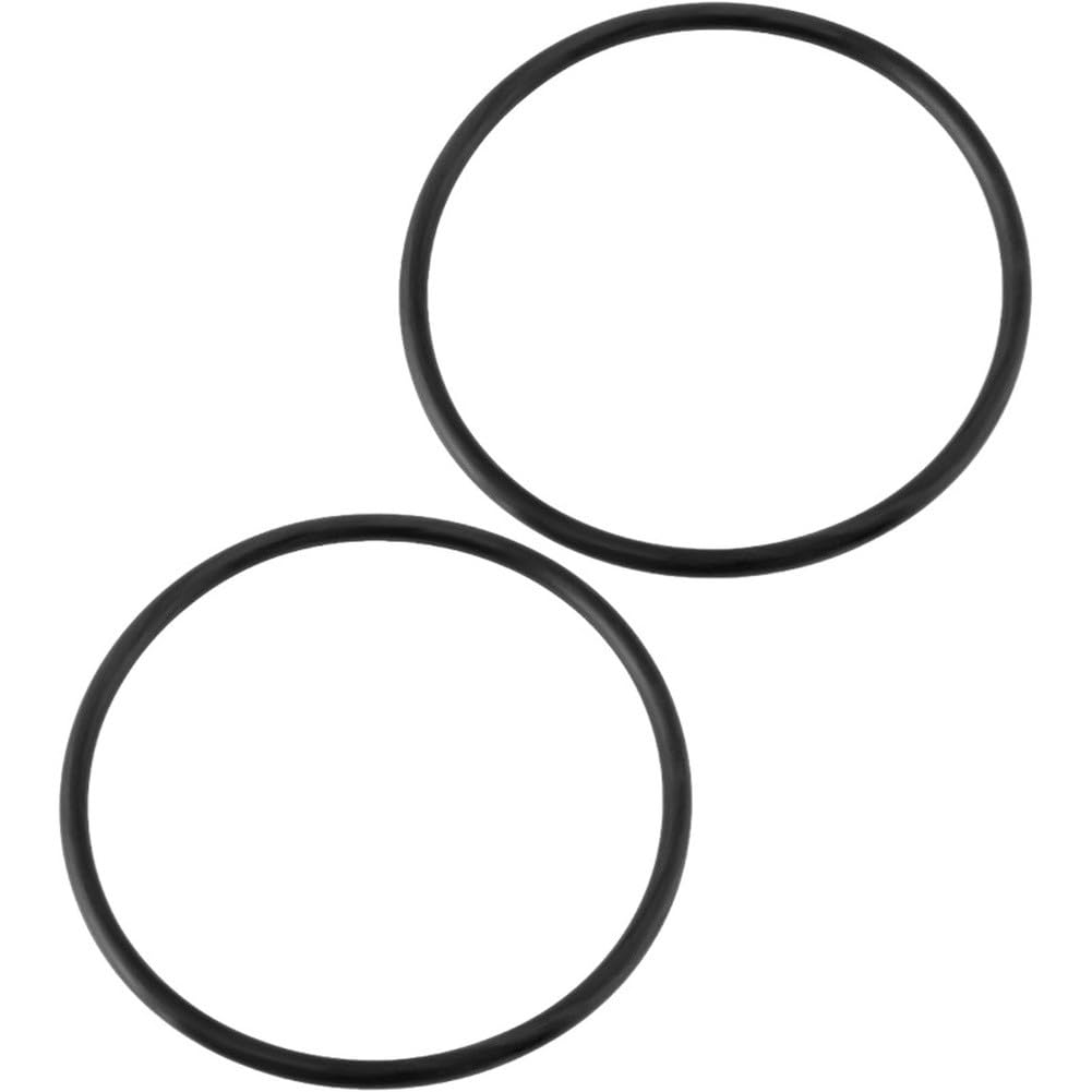EasyByMall Set di 2 anelli O-ring antiscivolo in gomma fluoro per attrezzature da piscina fuori terra, guarnizione resistente agli agenti chimici e al calore, confezione da 2