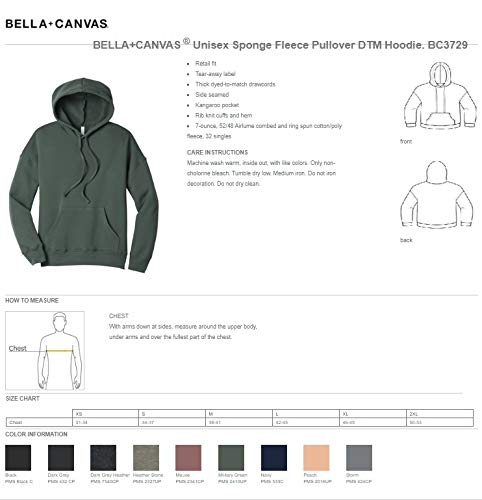 INK STITCH 3729 B+C Unisex Sponge Fleece Design Your Own Custom Hoodie - 11 Colors2