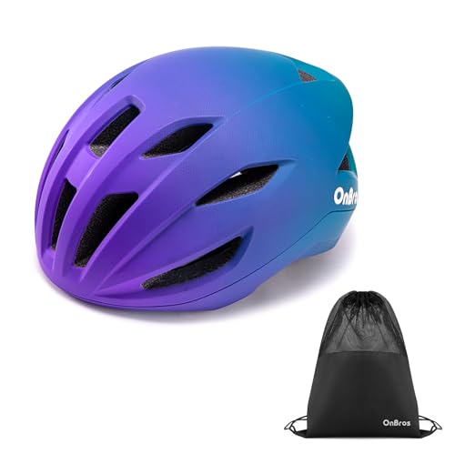 Image of Adult Cycling Bike Helmet, OnBros Lightweight Unisex Bicycling Helmets for Men and Women, Adjustable Fit CPSC Certified Bicycle Helmet