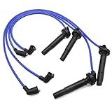 Ynovvo 4Pcs 55004 Spark Plug Wire Set for Subaru Forester 2005-2008 Impreza 2005-2010 Legacy 2005-2009 Outback 2005-2009 for Saab 9-2X 2005-2006 Replace# OE RC-FX101