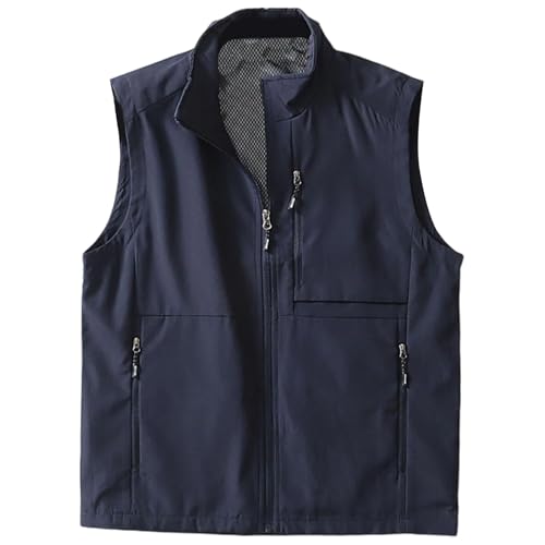 Chaqueta sin mangas cortavientos chaleco softshell hombre ligero para ropa exterior