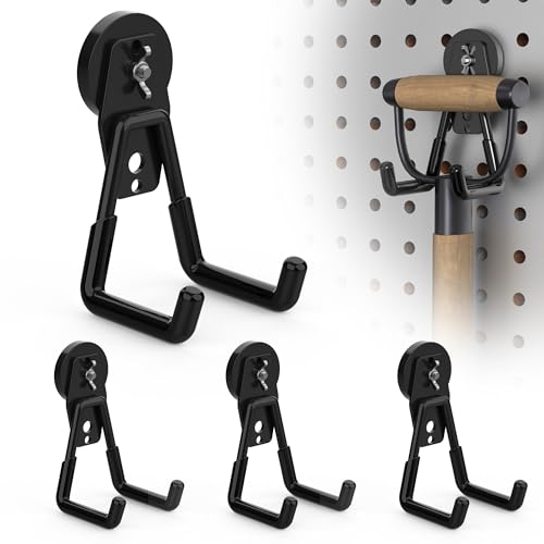 4 Pack Large Magnetic Hooks Heavy Duty Extra Strong Magnetic