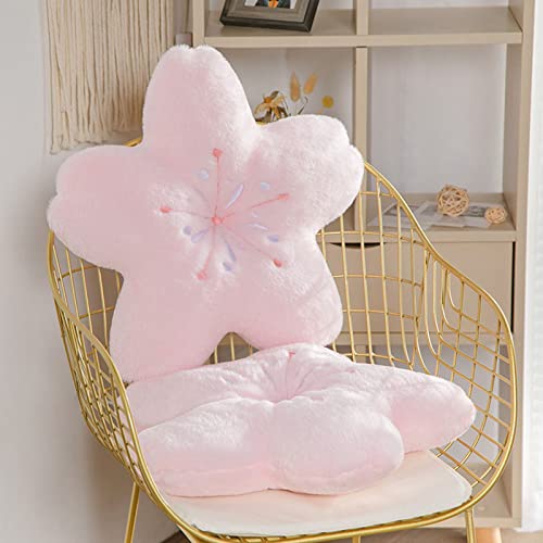 YOZUMD Almofada de travesseiro de flor de cerejeira de brinquedo de pelúcia, toque confortável, trav