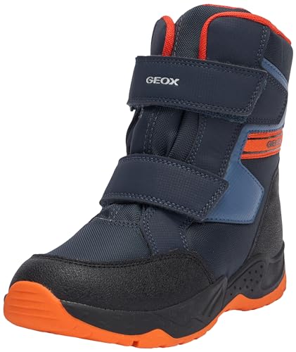 Geox J Sentiero Boy B Abx bottines imperméables pour garçon bleu marine
