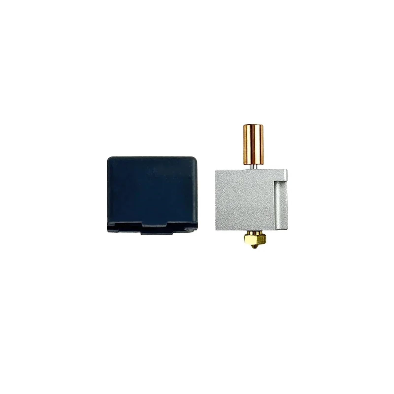 for flsun V400 3D-Drucker-Hotend-Düsen-Kit mit Silikonhülle, Extruder-Teile, Druckkopf, Messing-Wärmeblock-Hals, verkupfert
