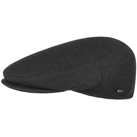 Lipodo Inglese Classic Flat Cap Women/Men Black 7 1/4 Cover