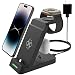 Aresh Wireless Charger Stand Compatible with Apple Watch Charger Series 5 4 3 2 1, Airpods/Airpods Pro iPhone 11/11 Pro Max X XS XR 8 Qi-Enabled Devices Fast Charging Dock Station