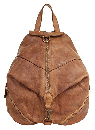 Samantha Look Rucksack Echt Leder Damen | Vintage...