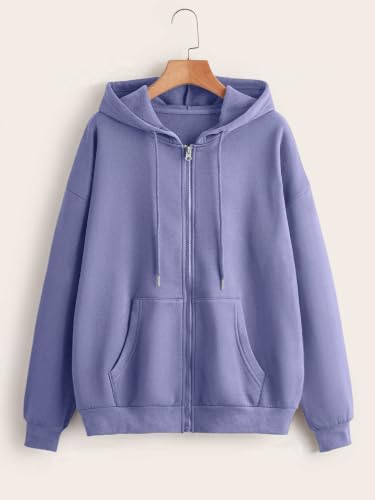 Image of Tagas Unisex Full Zip Hoodie for Men & Women | Cotton Blend Hooded Sweatshirt | Regular Fit Zip-Up Jacket | Kangaroo Pocket | Winter Casual Hoodie | S-XXL