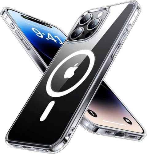Coque transparente magnétique iPhone 12 protection Gris Titane