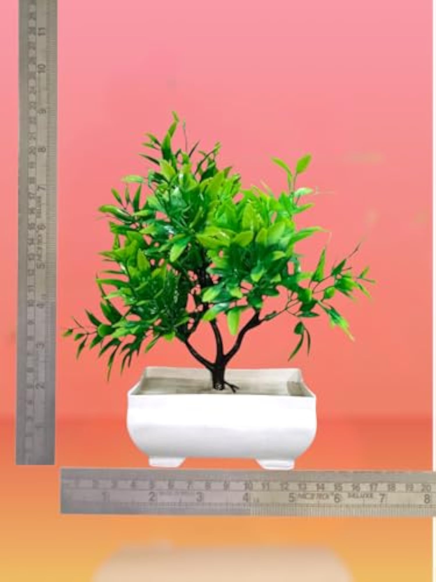 Artificial Plants in Pot Pack of 3 Decorative Ornament