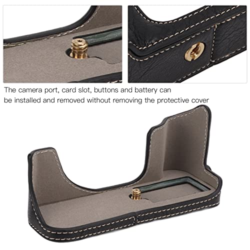 Bolsa de meia câmara, material PU portátil compacto, proteção de meia câmara, ajuste estável, design