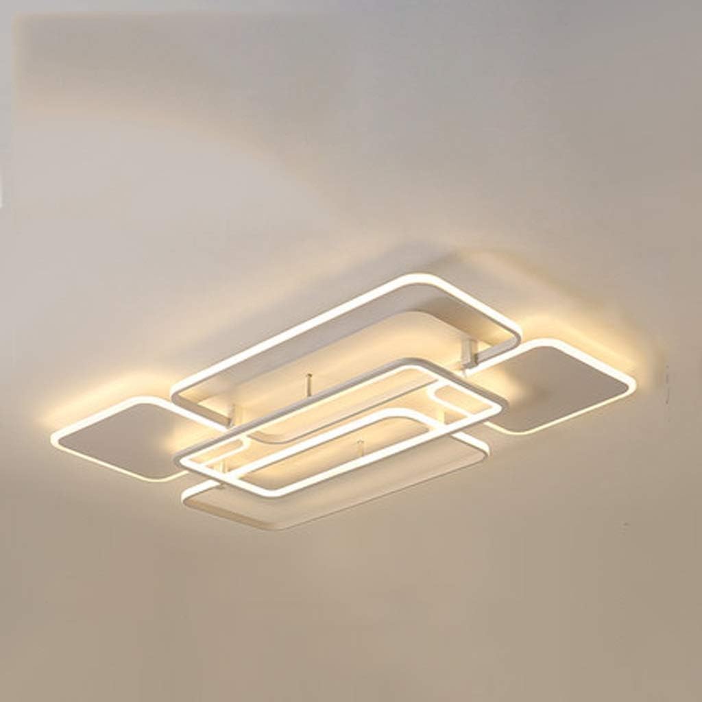 LYMSXAZOU Flush Mount Ceiling Light, Modern Acrylic Chandelier for Living Room & Bedroom, Stylish Decor Fixture