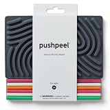 Pushpeel Sensory Activity Board: Silikon-Fidget-Spielzeug für Beruhigung, Stress, Angst, ADHS und Autismus, leise, kein Durcheinander, Kinder ab 3 Jahren und Erwachsene, inklusive tragbarer