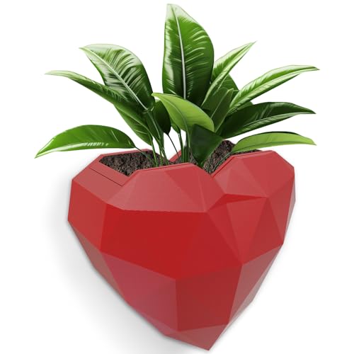 VMAYAN Heart Self Watering Planter | Indoor Wall Planters for