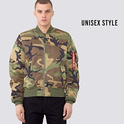 Image of Alpha Industries MA-1 Slim Fit Bomber Flight Jacket - Fighter Pilot Flight Jacket