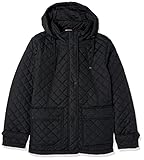 Stylische Eigenschaften: Kontrast-Druckknöpfe, gesteppt, Jacke, Button-Down-Jacke