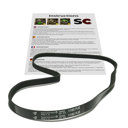 SC Solocorreas - Waschmaschinenriemen 1182 PJE