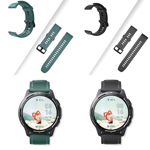 Correas compatibles Xiaomi Watch S1 4 unidades silicona miniatura 5
