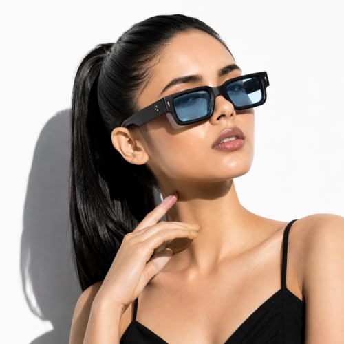 Image of Stood Bold Sunglasses |Chunky Square | Full Rim | UV Protected | Shiny | Medium | Men & Women | SG-STD0014