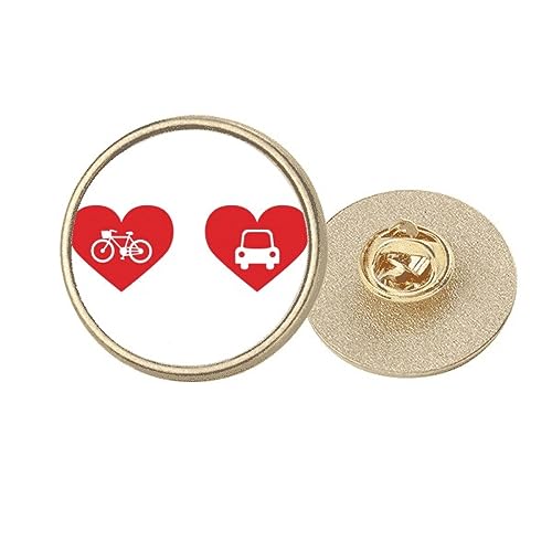 Broche ronde en métal doré pour personnaliser vos vestes de saison