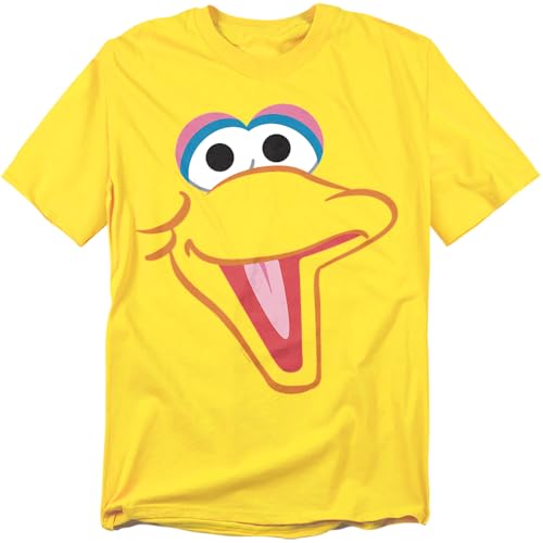 Popfunk Sesame Street Big Bird Face T-Shirt - Yellow Medium