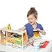 Melissa & Doug Wooden Slice & Stack Sandwich Counter with Deli Slicer – 56-Piece Pretend Play Food Pieces