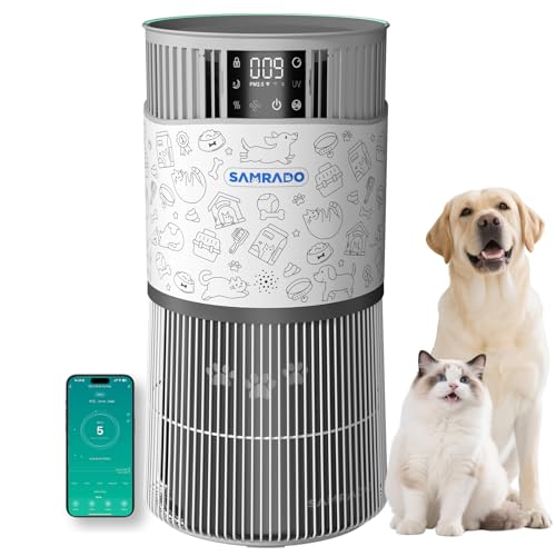 Pet Air Purifier with WiFi & Aromatherapy