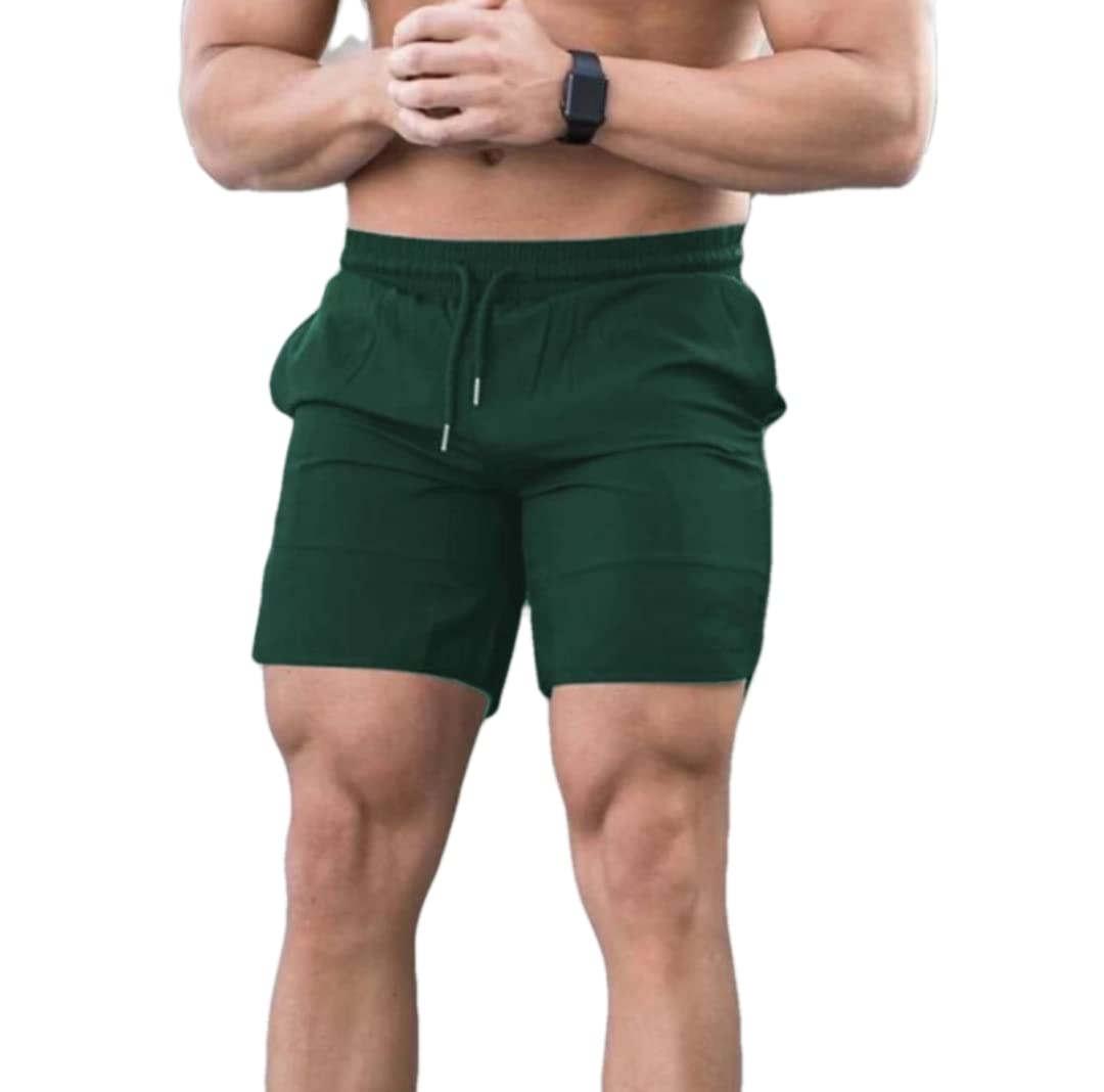 CRAMPLE® Solid Men Black Regular Shorts, Casual Shorts, Running Shorts, Gym Shorts, Basic Shorts-image-2