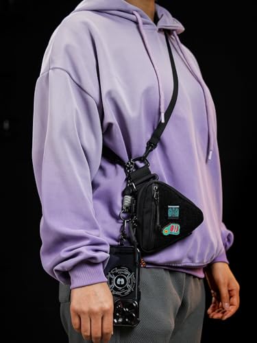 Pochette utilitaire à fermeture éclair EDC A8 petit organiseur noir - 6