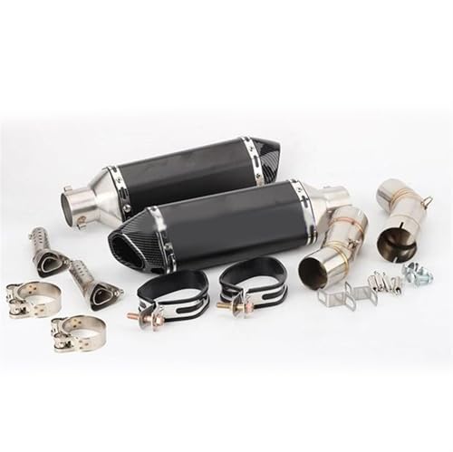 Tuyau d'échappement moto avec raccord pour Ducati 1198 1198S 2009-2011
