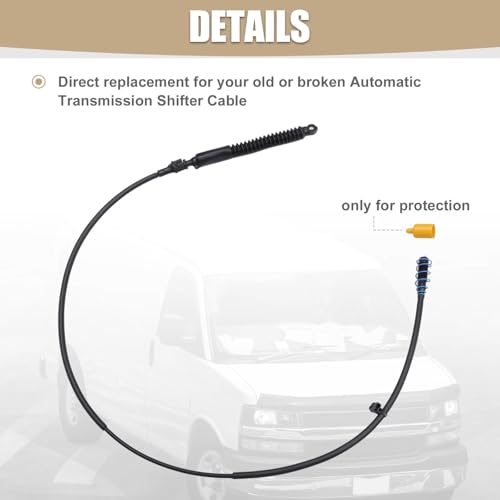 Cable de cambio de marchas para Chevrolet Express 1500, 2500 y 3500 (2003-2009) 6