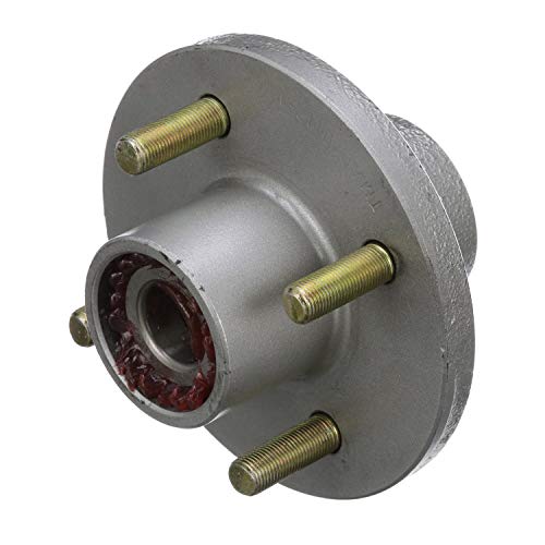 Seachoice Trailer Wheel Hub, 1 In. Axle, 4 Lug, Galvanized, Pregreased,Grey #TOP1
