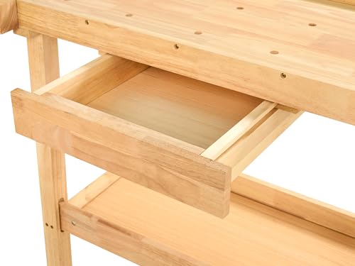 The Workplace Depot Wooden Workbench – Heavy-Duty Workstation with Rapid-Action Vices & Integrated Storage, Ideal for DIY, Carpentry & Professional Workshops 4 The Workplace Depot Wooden Workbench – Heavy-Duty Workstation with Rapid-Action Vices & Integrated Storage, Ideal for DIY, Carpentry & Professional Workshops - Image 4