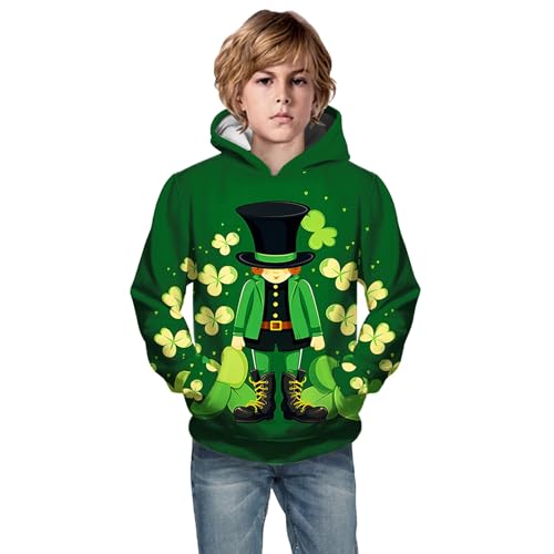 Boy's Fleece Sweatshirts Little Boys Girls Kids Hooded Unisex