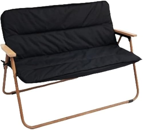 Rutexc 折りたたみ式ダブルチェアパッド、耐久性があり省スペース、昼寝やピクニックに最適、キャンプやレジャーのリラクゼーションに最適