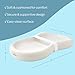 Keekaroo Peanut Changer Baby Vanilla – The Original - Easy-to-Clean Changing pad and The only Shell Over Foam, Fully Water Repellant, Wipeable Diaper pad, Wipe-Clean Changing pad