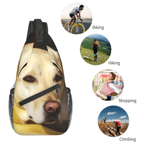 Bolso Cruzado Yellow Dog para Senderismo Unisex miniatura 6