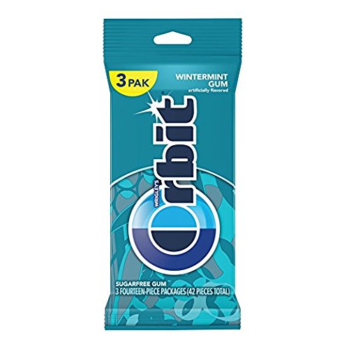 Orbit Wintermint Sugarfree Gum, 3 Count per pack, 42 Count